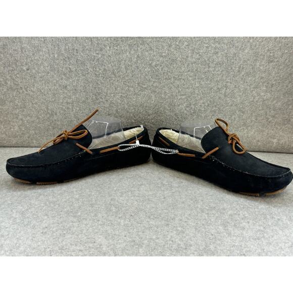 Rockport Rhyder Tie Slipper Moccasin Driver NAVY Suede Leather - Size 10M main image 9